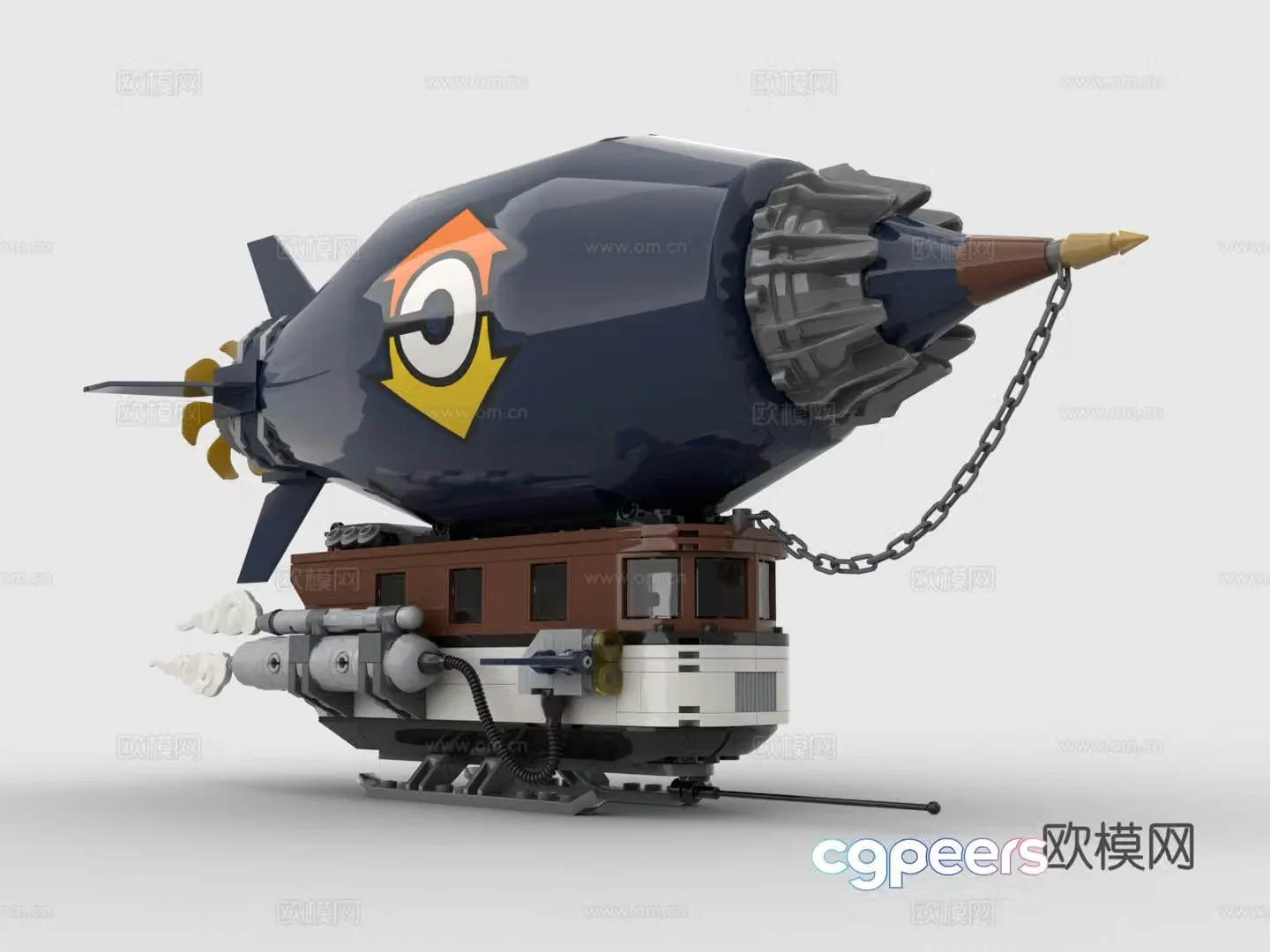 Lego LEGO Toys Building Blocks Airship 3D Model