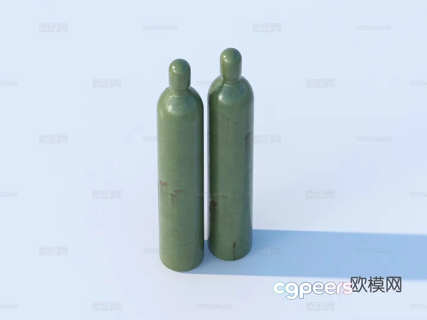 Gas tank gas cylinder cylinder 3d model