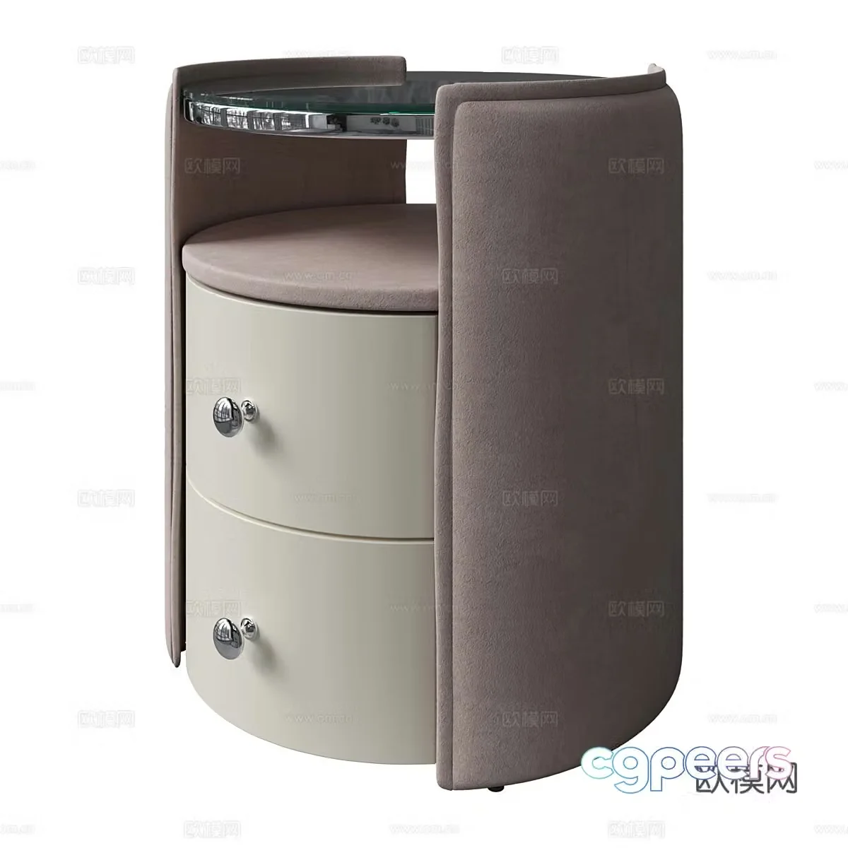 Bedside table 3d model