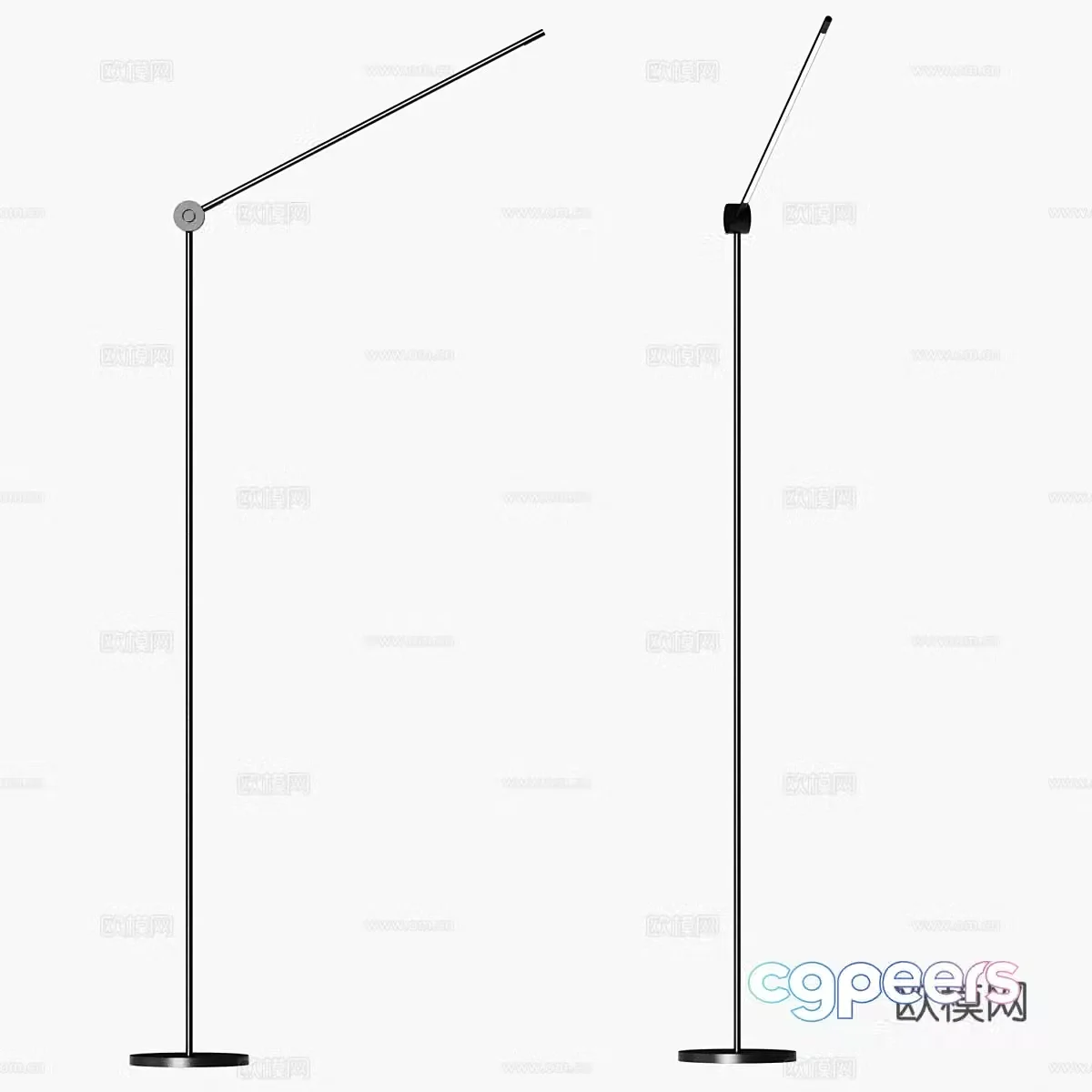 Modern minimalist floor lamp 3d model