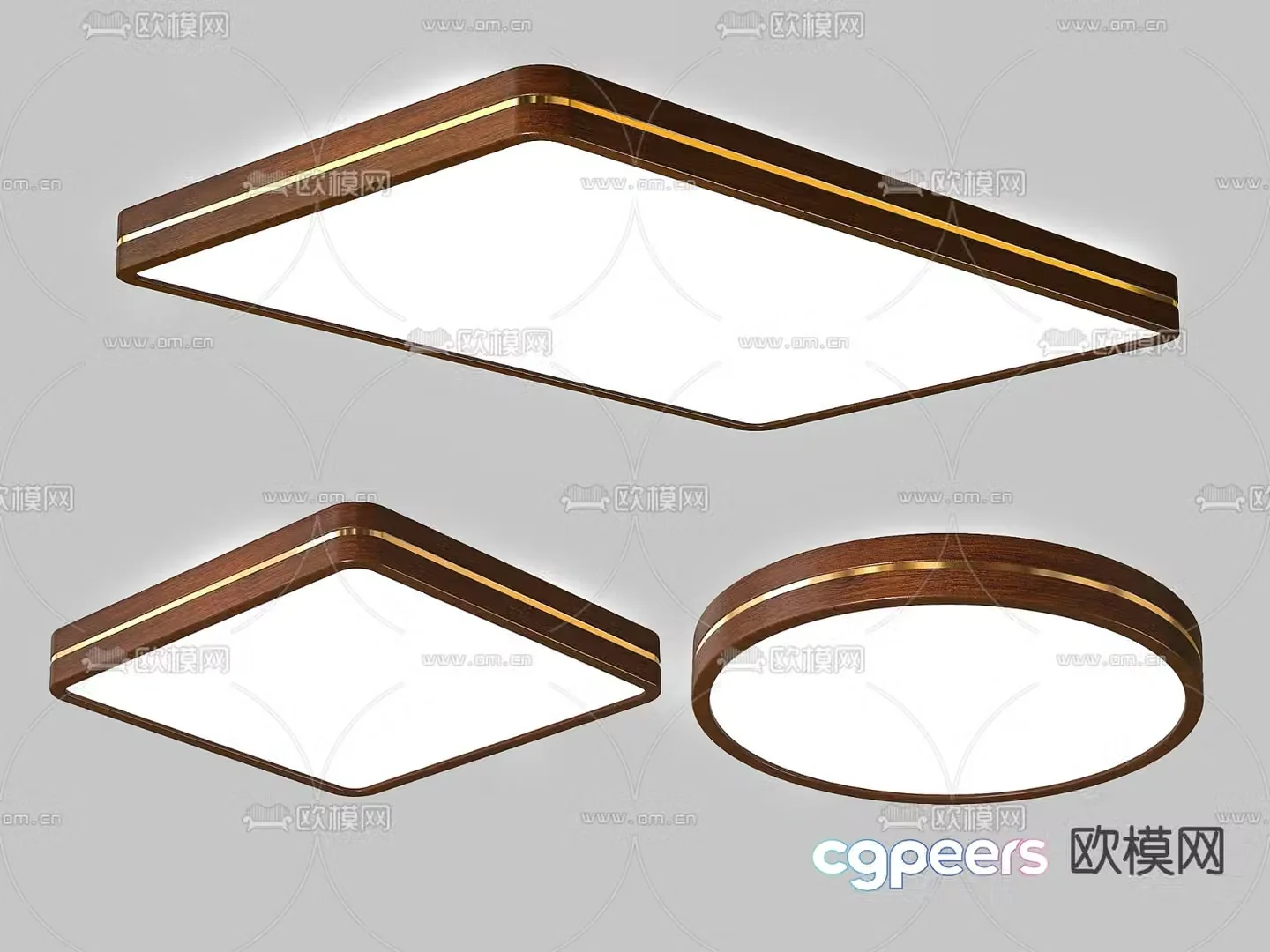New Chinese style ceiling lamp 3d model