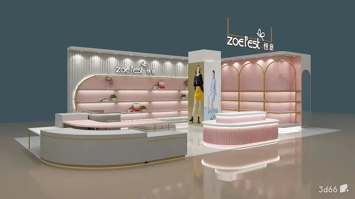 Modern Retail Display 3D Model – 20323 – VRAY Render