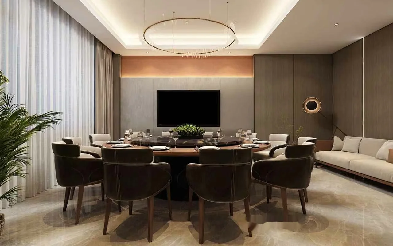 Modern Dining Table 3D Model – 12108 – VRAY Render