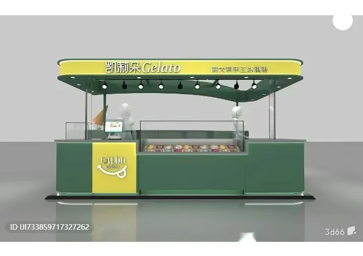 A Gelato Stand 3D Model – 14966 – VRAY Render