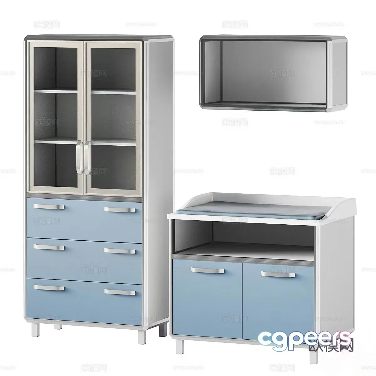 Decorative cabinet 3d model