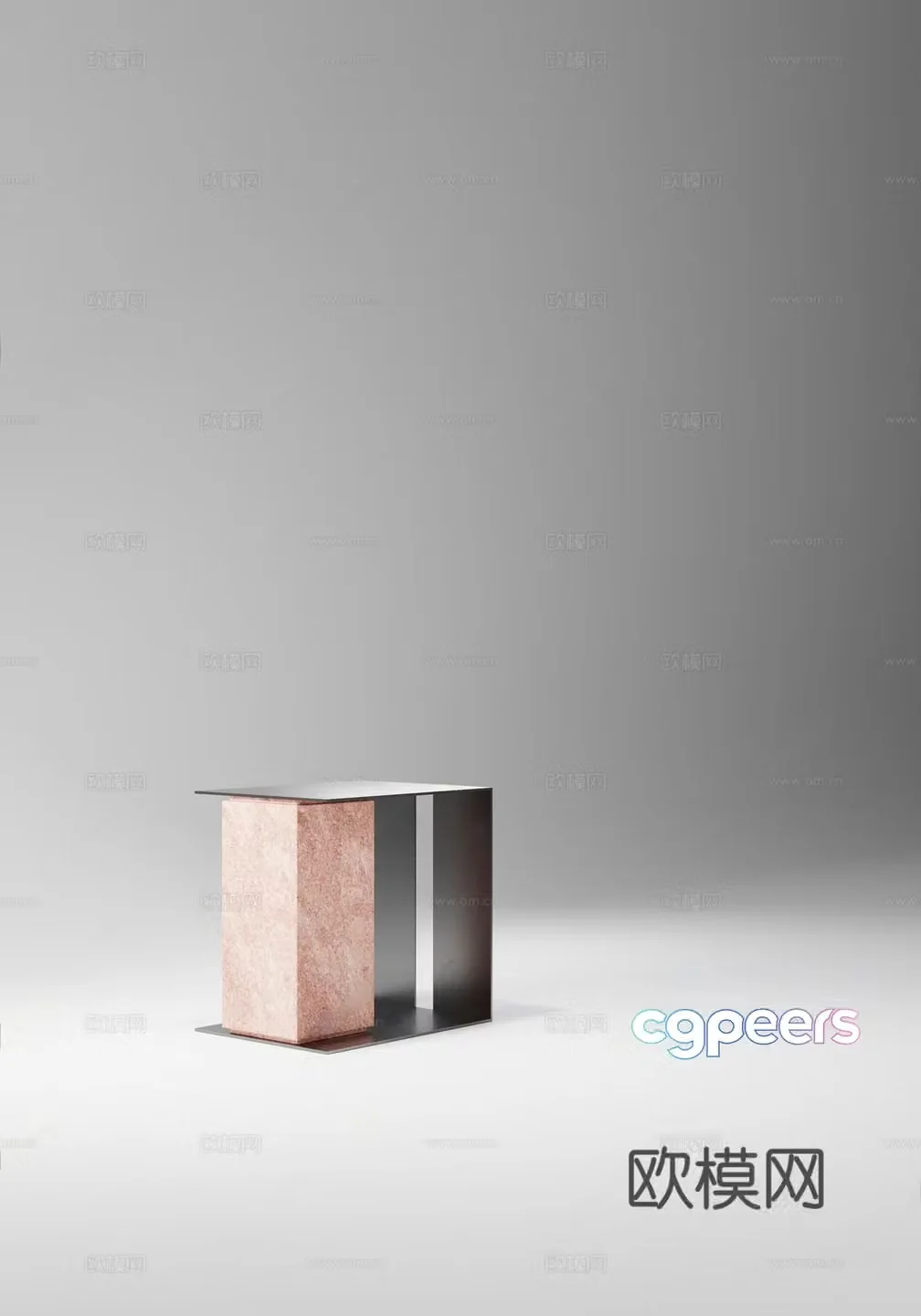 Modern minimalist other stools bench round stool strip stool makeup stool high-end stool 3d model