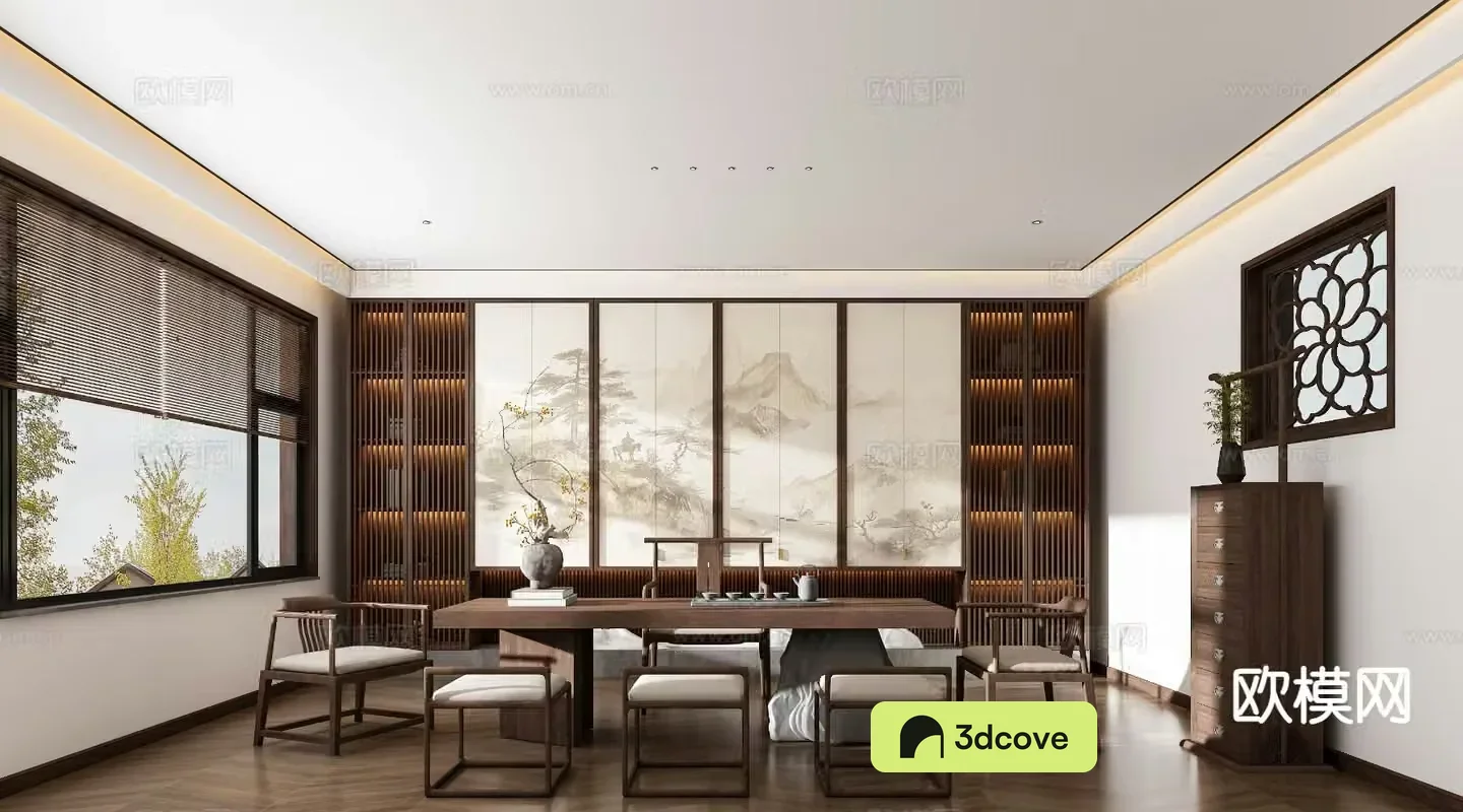 New Chinese tea room