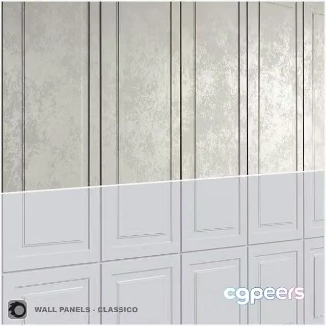 3ds Max Free – Leto – Classico wall panels