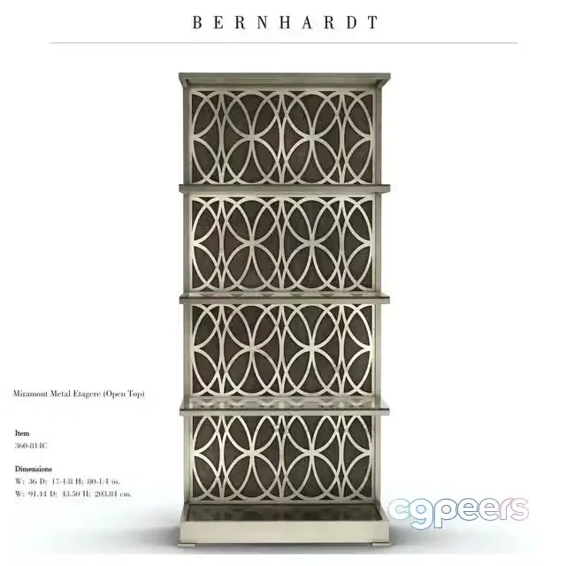 3ds Max Free – Bernhardt, Miramont Metal Etagere