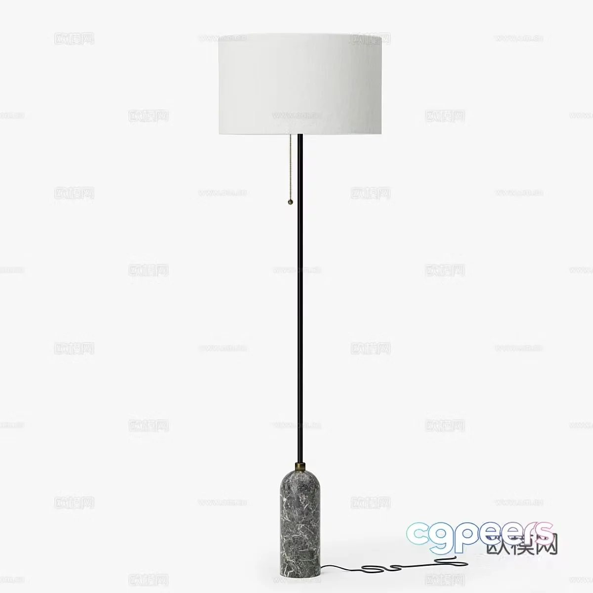Modern floor lamp simple floor lamp 3d model