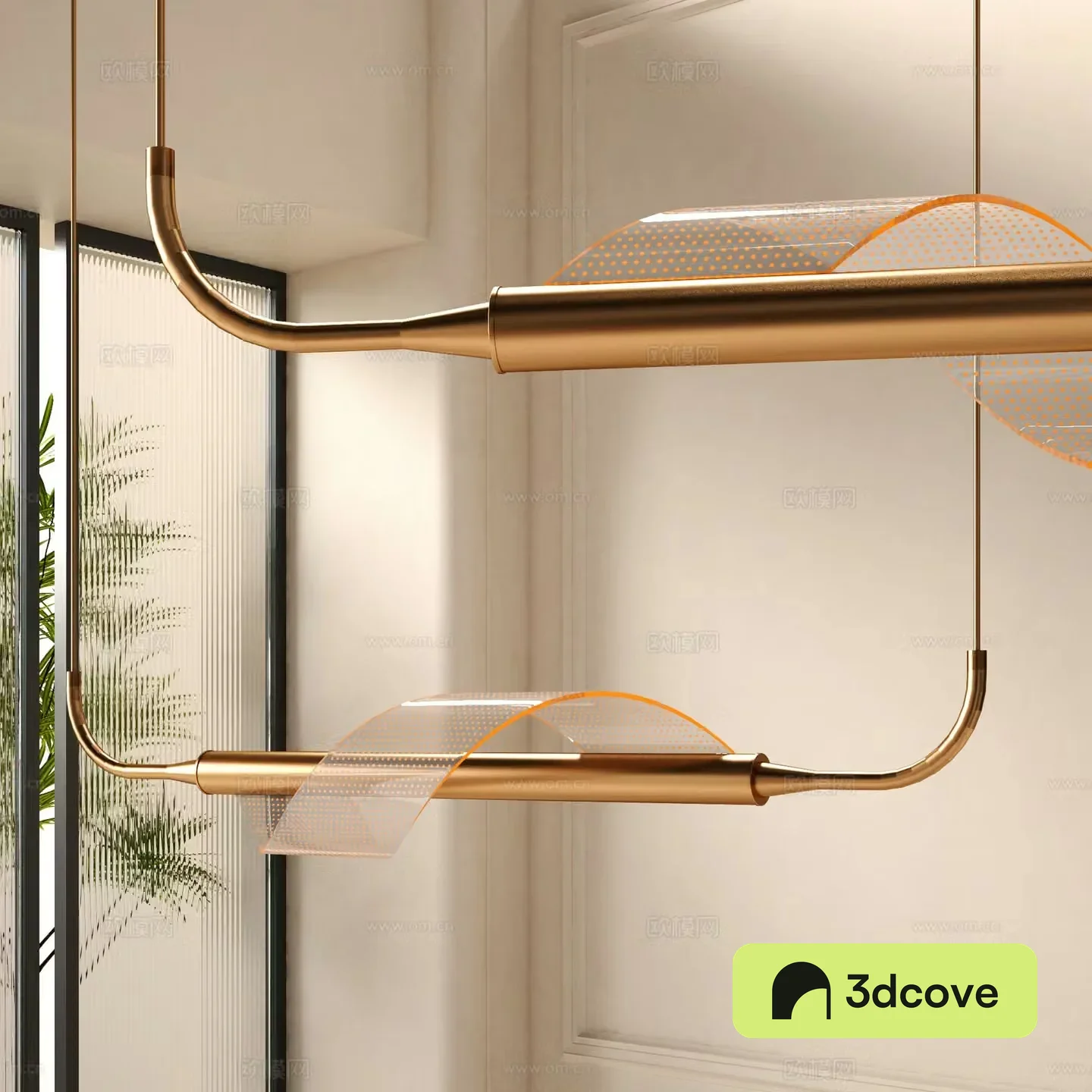 Modern chandelier