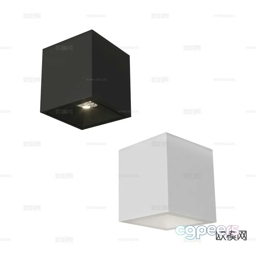 ANCARD long downlight spotlight 3d model