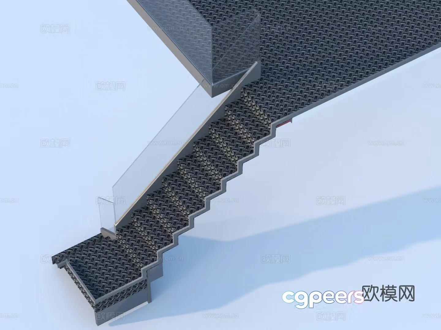 Ladder Steel Ladder Stair 3D Model