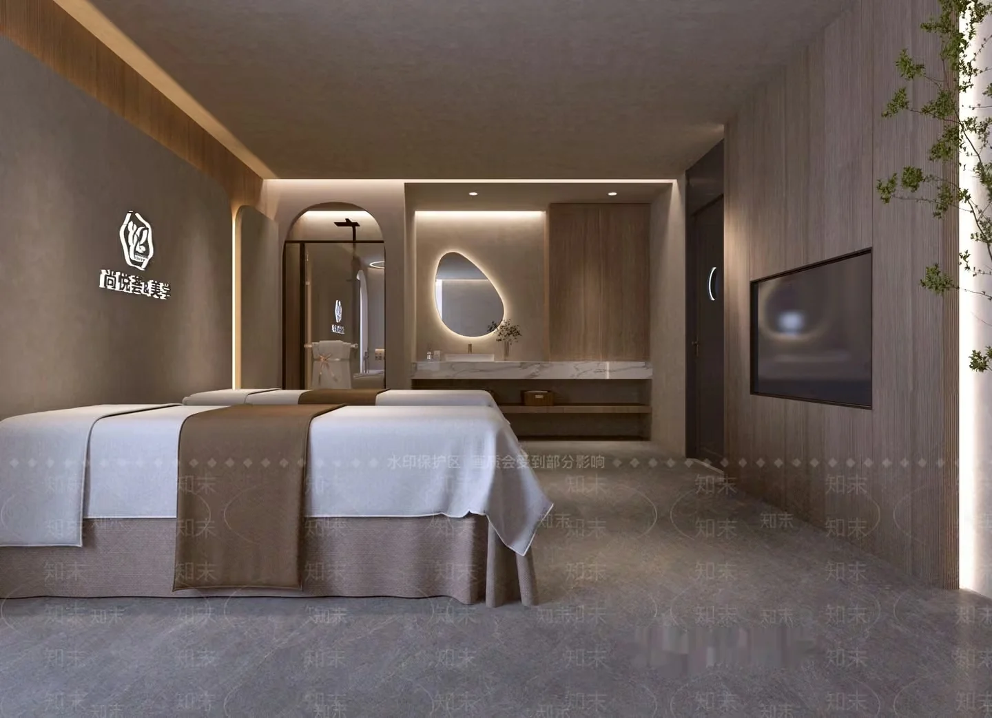 Modern Hotel Room 3D Model – 4690 – VRAY Render