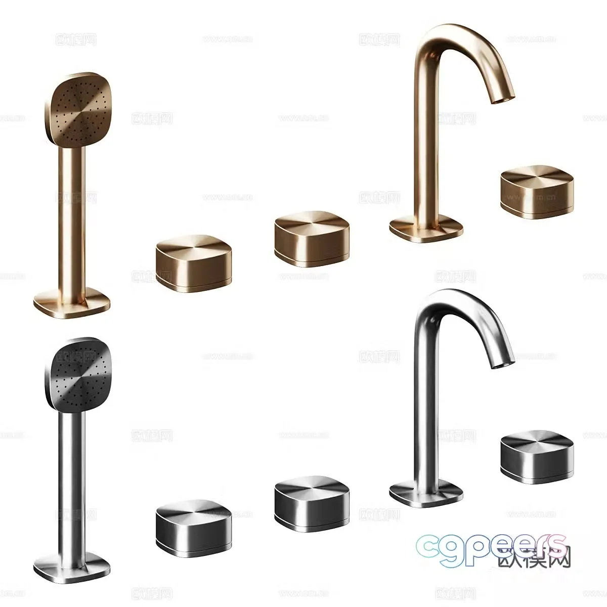 New Chinese style shower faucet 3d model