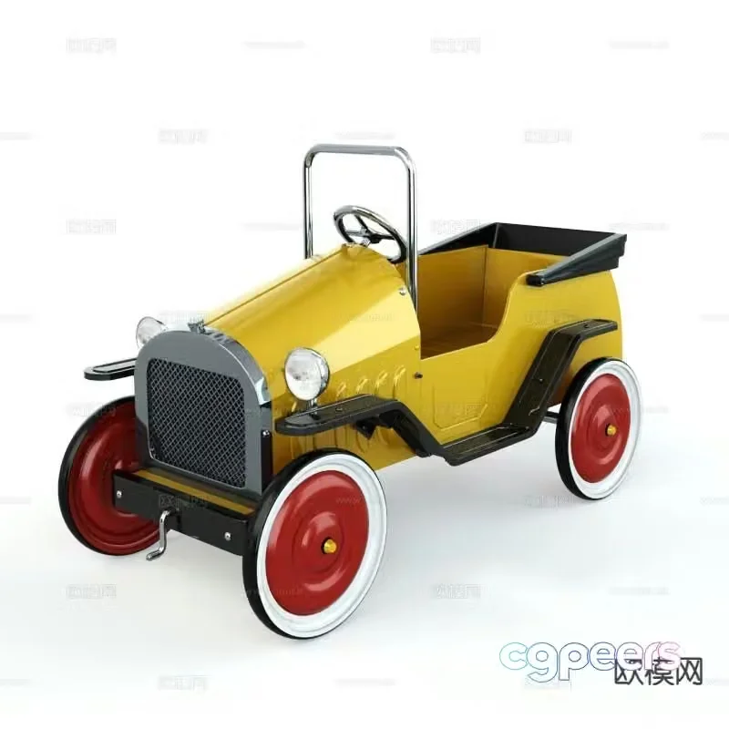Modern children’s toy car 3d model