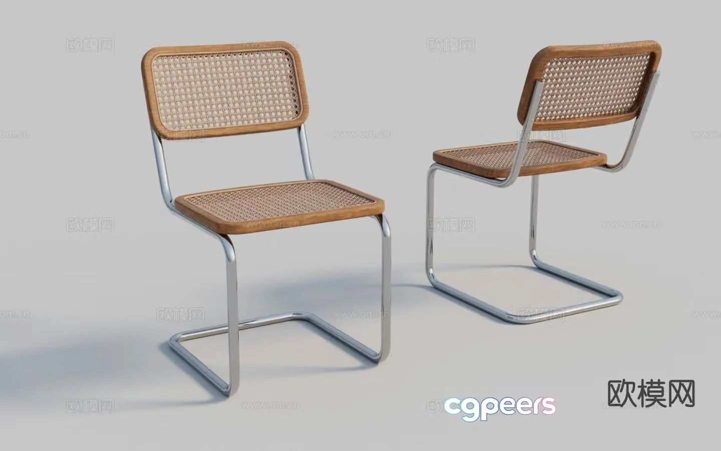 Medieval style single chair dining chair 3d model