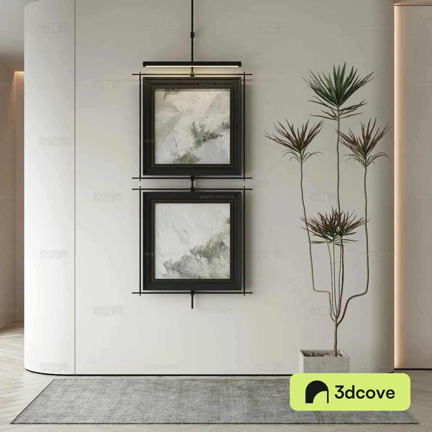 Modern texture painting decorative painting