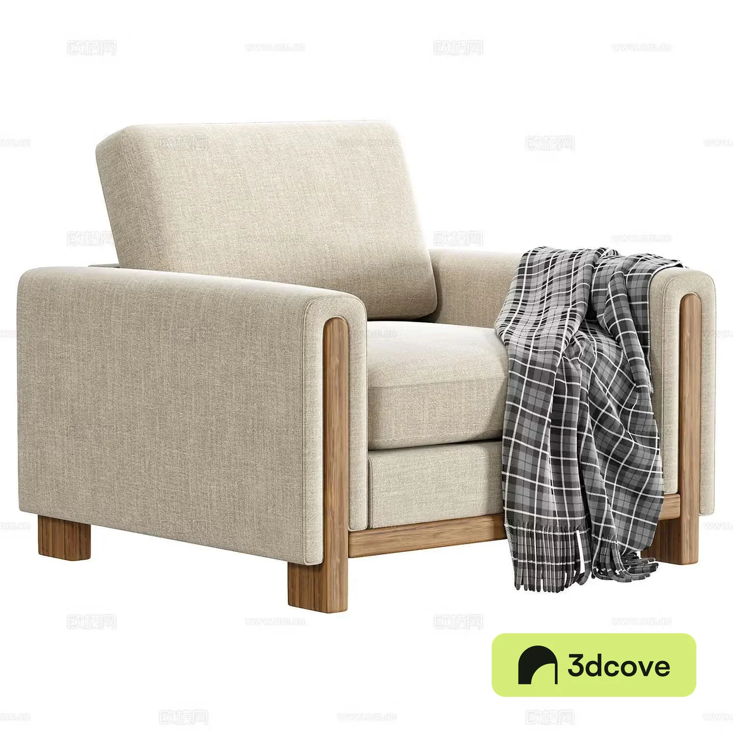 Modern single sofa casual sofa