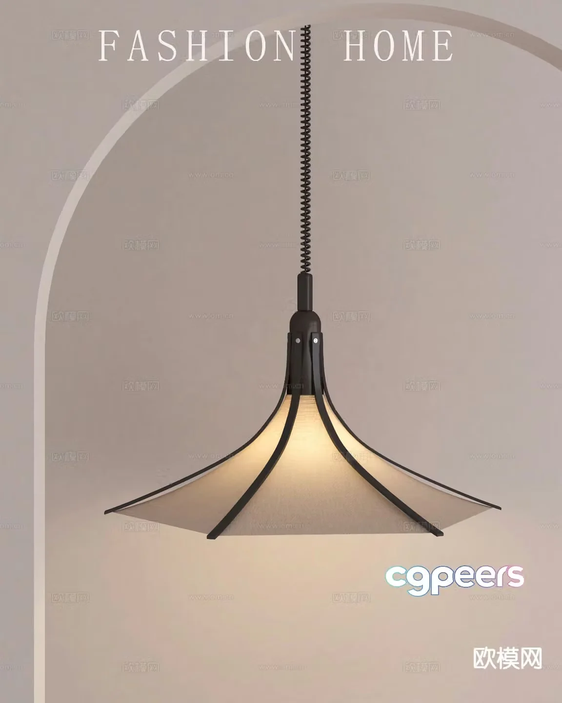 Medieval style chandelier art chandelier 3d model