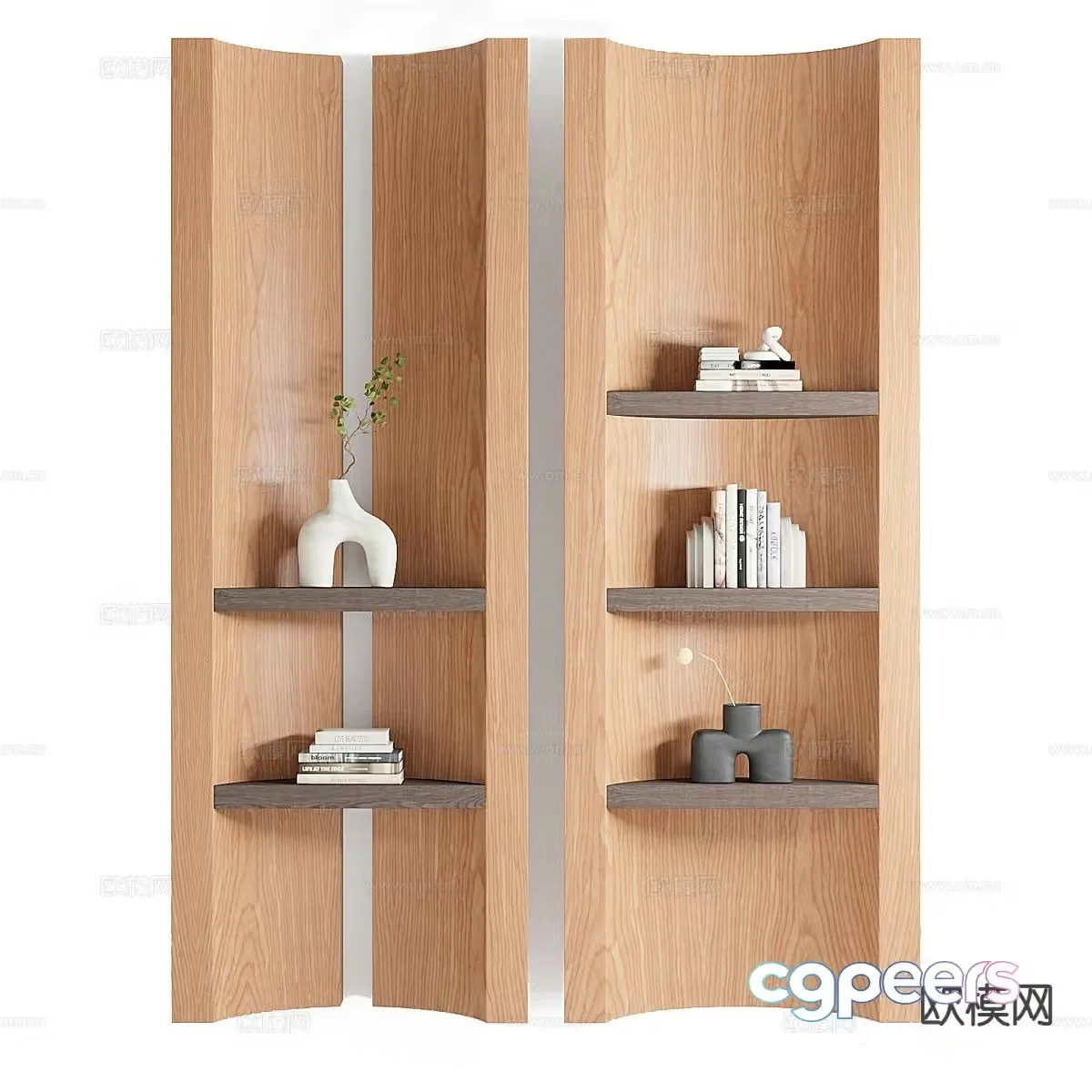 Storage cabinet styling cabinet storage rack 3d model