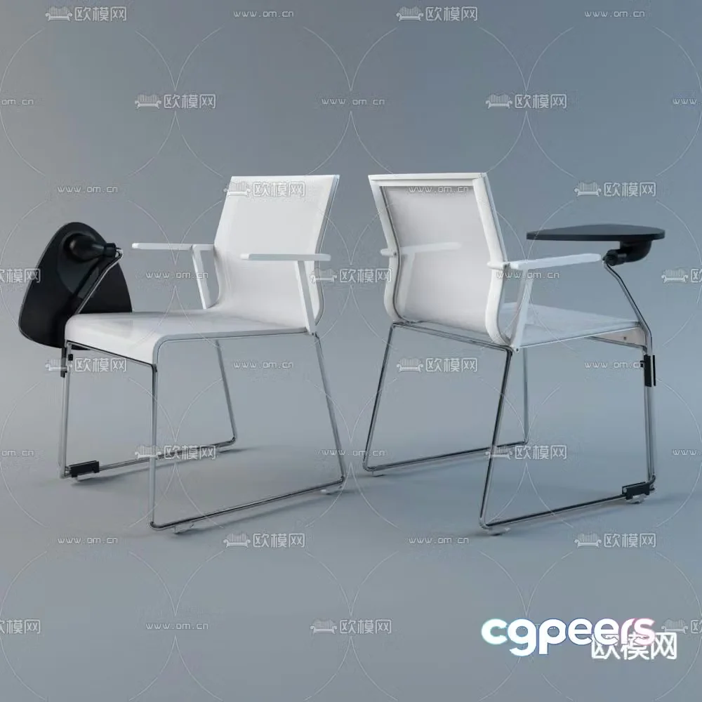 Office chair training chair conference chair 3d model