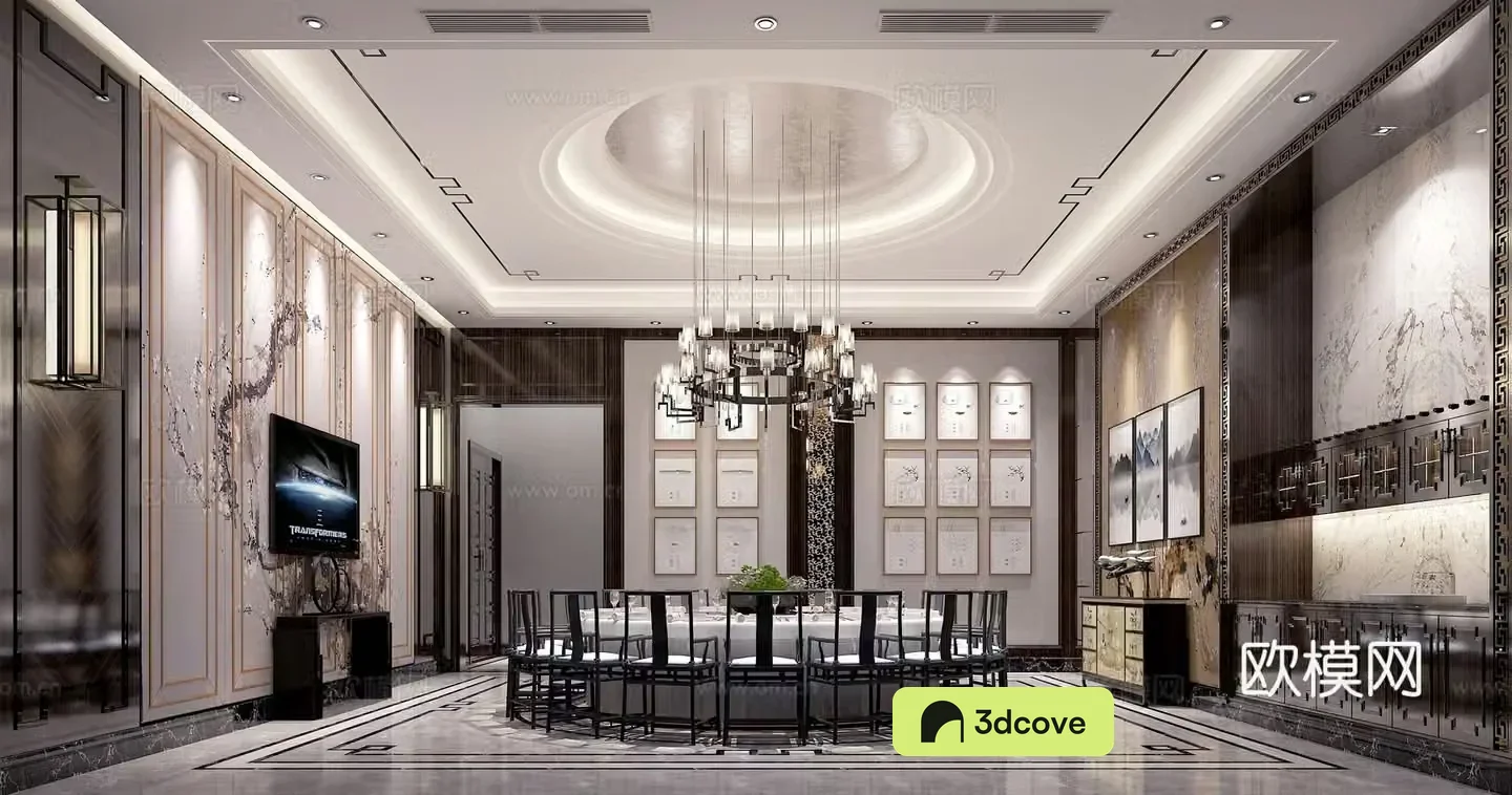 New Chinese style restaurant private room
