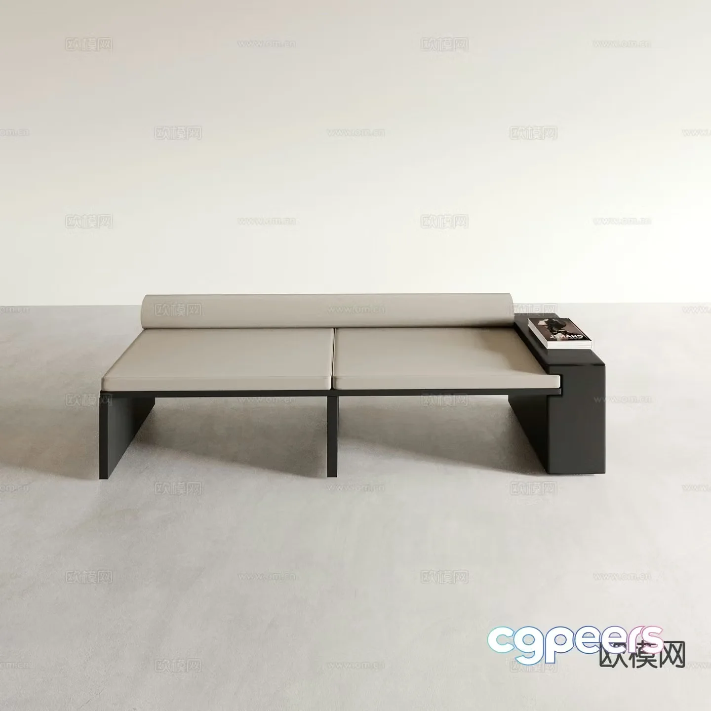 Sofa stool shoe changing stool imperial concubine couch bed couch foot couch 3D model