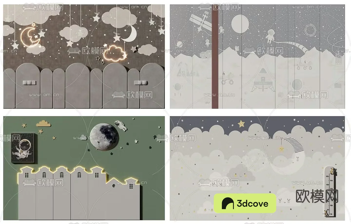 Children’s background cartoon background wall