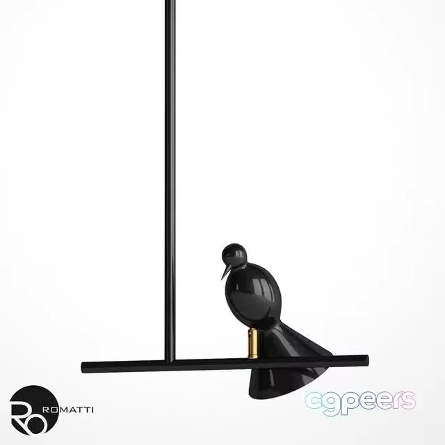 3ds Max Free – Suspension Alouette Bird Romatti