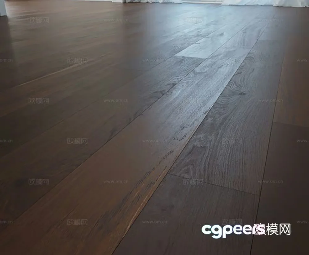 Floor Wood Floor Painted Wood Floor 3D Model