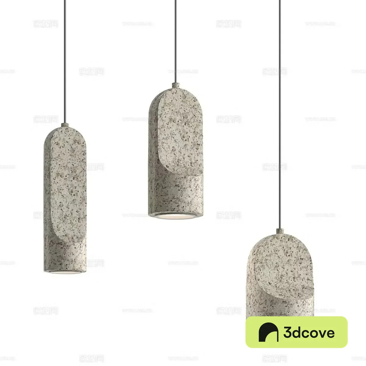 Nordic simple chandelier terrazzo chandelier