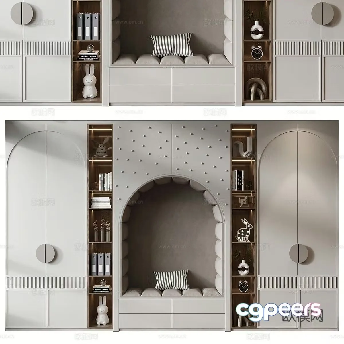 Children’s deck wardrobe 3D model