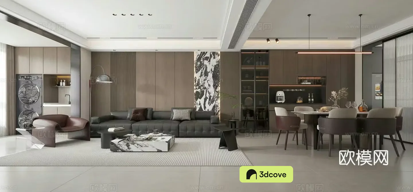 Italian living room Italian dining room Modern living room Modern dining room
