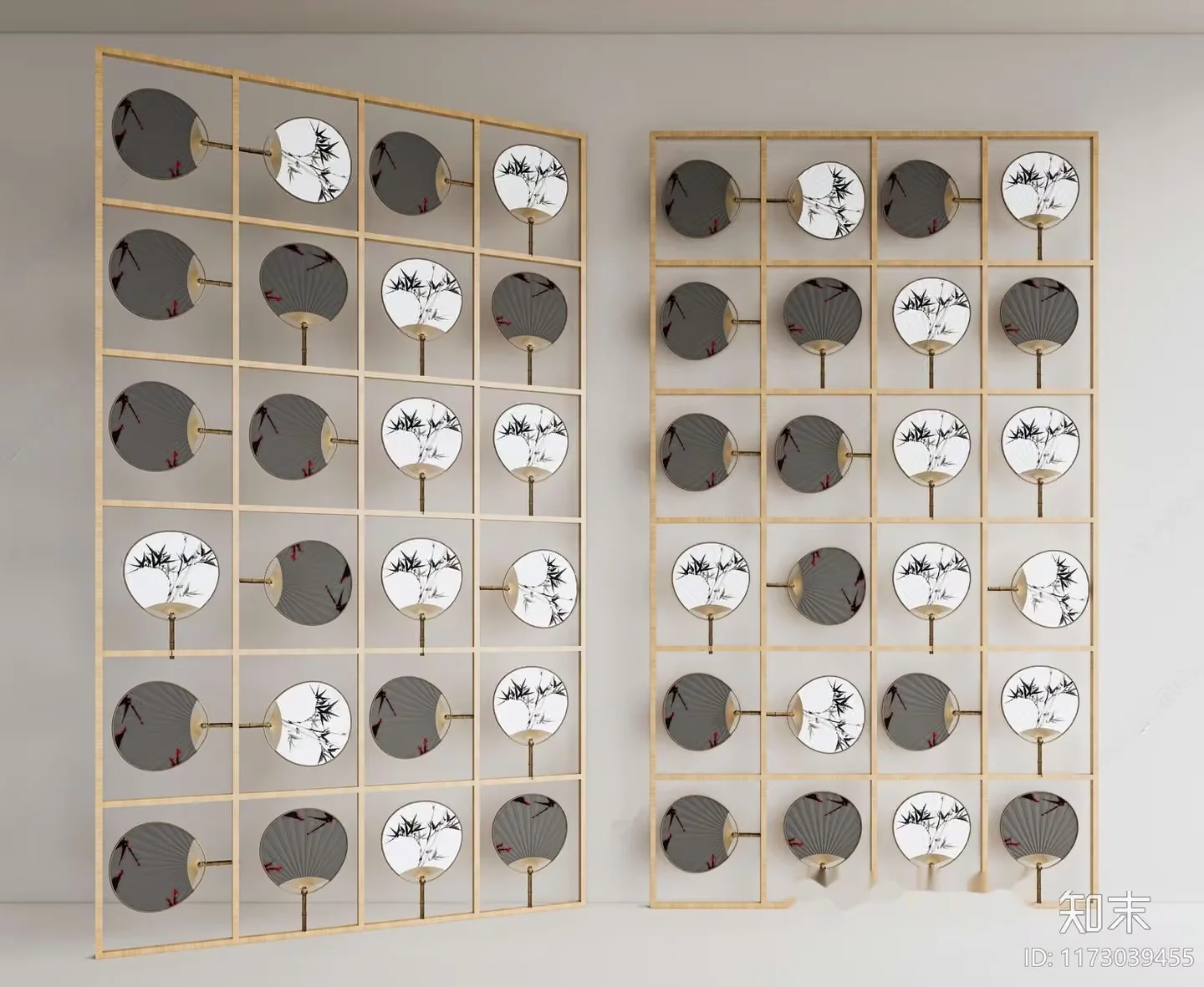 Two Wall-Mounted Shelves 3D Model – 12972 – VRAY Render