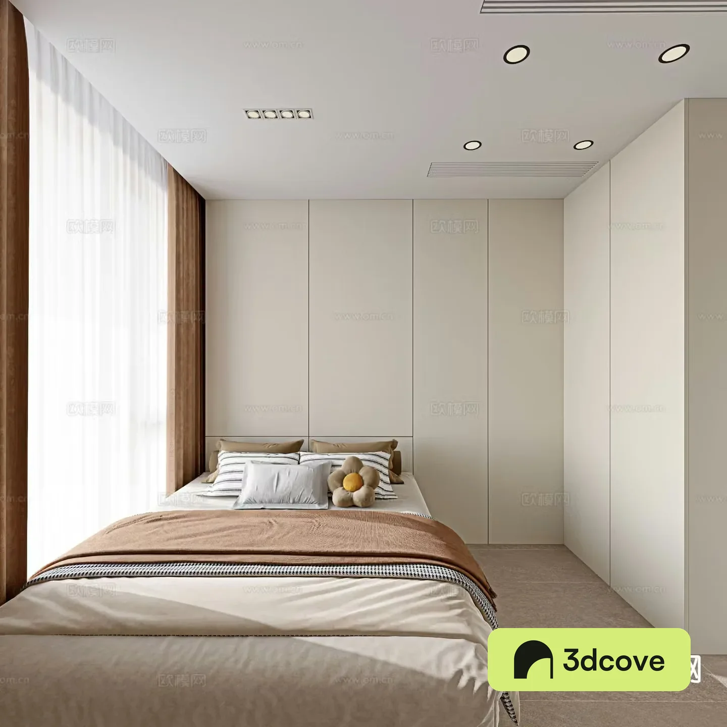 Modern bedroom second bedroom