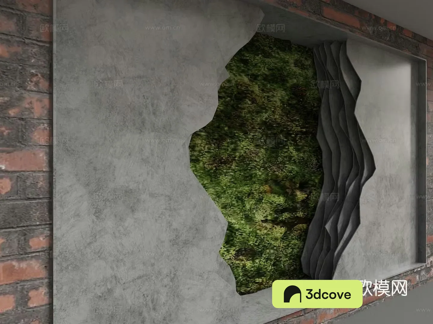 Modern background wall