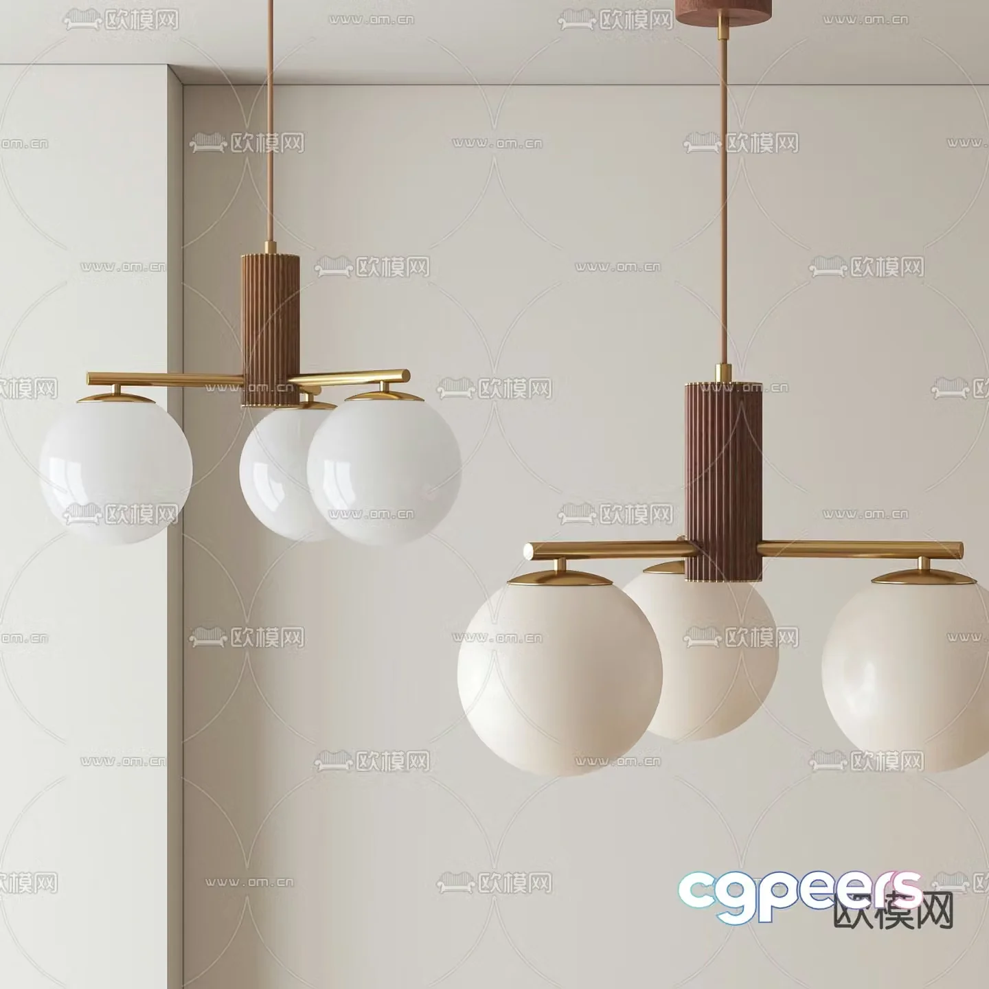 Medieval style chandelier spherical chandelier 3d model
