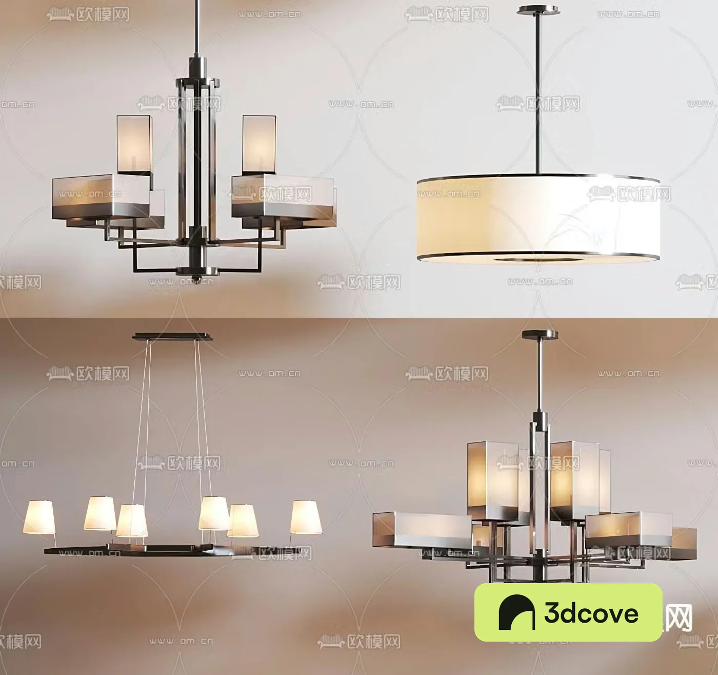 New Chinese style chandelier multi-head chandelier