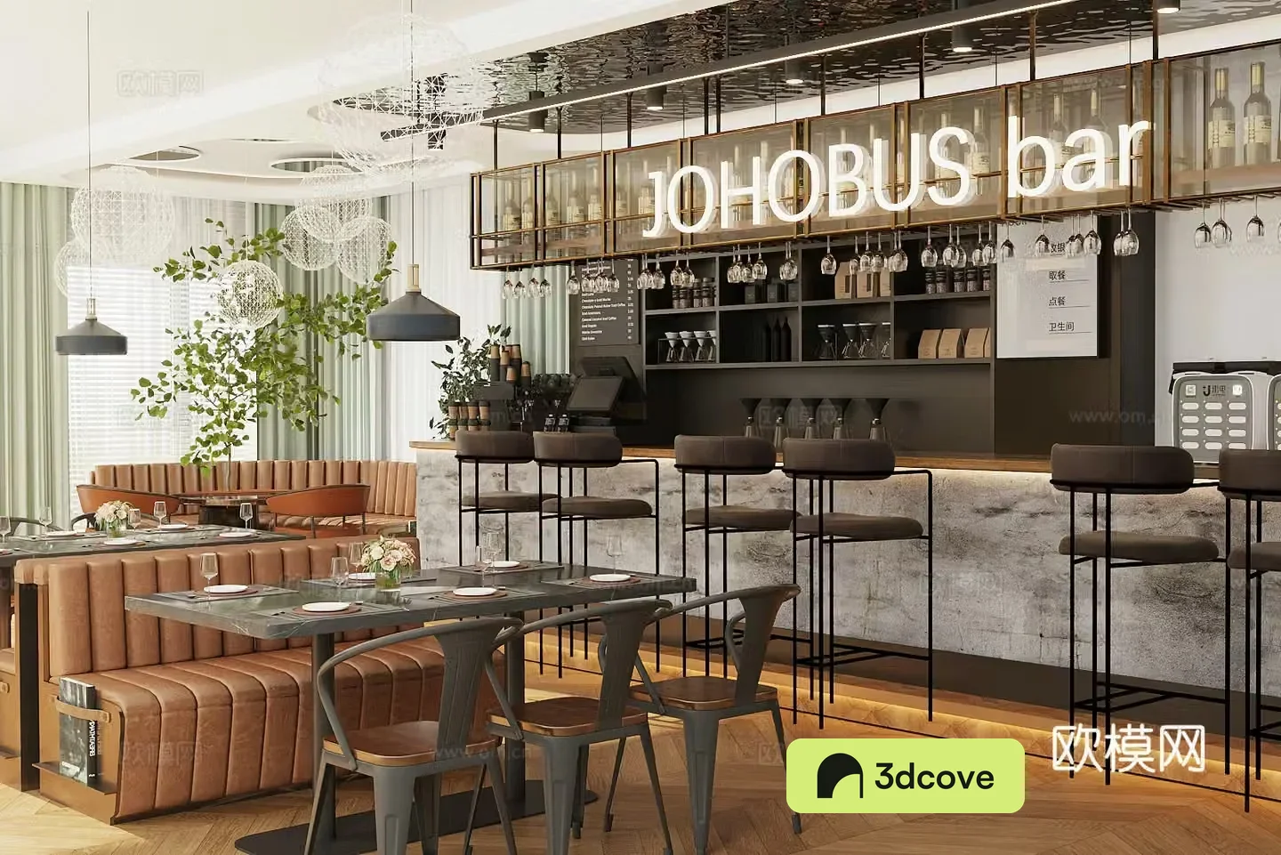Industrial style coffee shop operation table milk tea shop workbench restaurant water bar coffee table