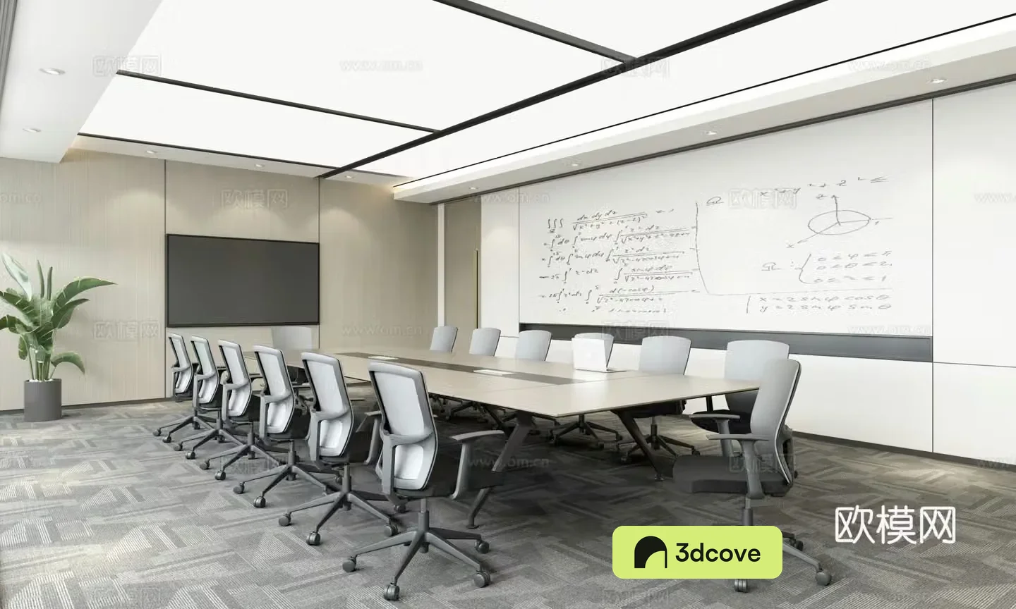 Modern conference room training room