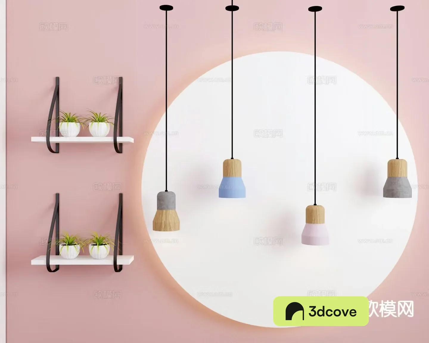 Modern creative chandelier small chandelier