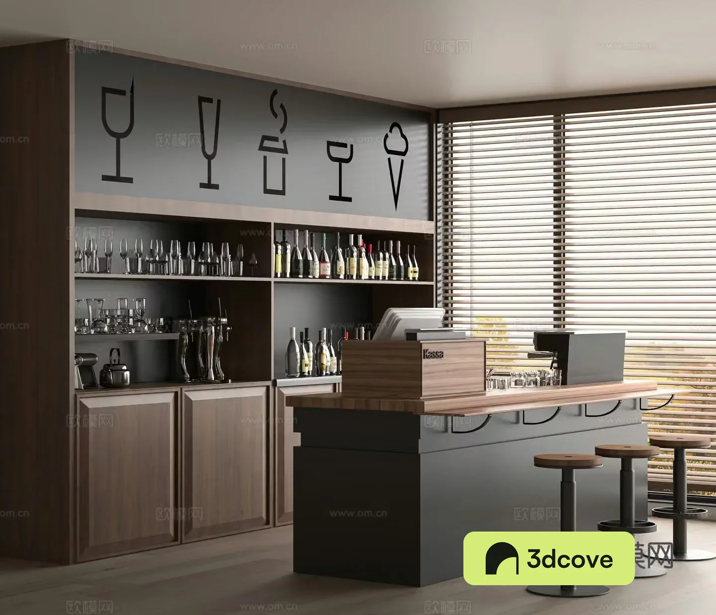 Modern bar