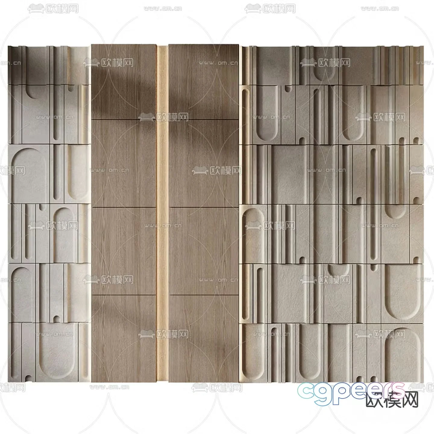 Background wall Modeling wall Decorative wall 3d model