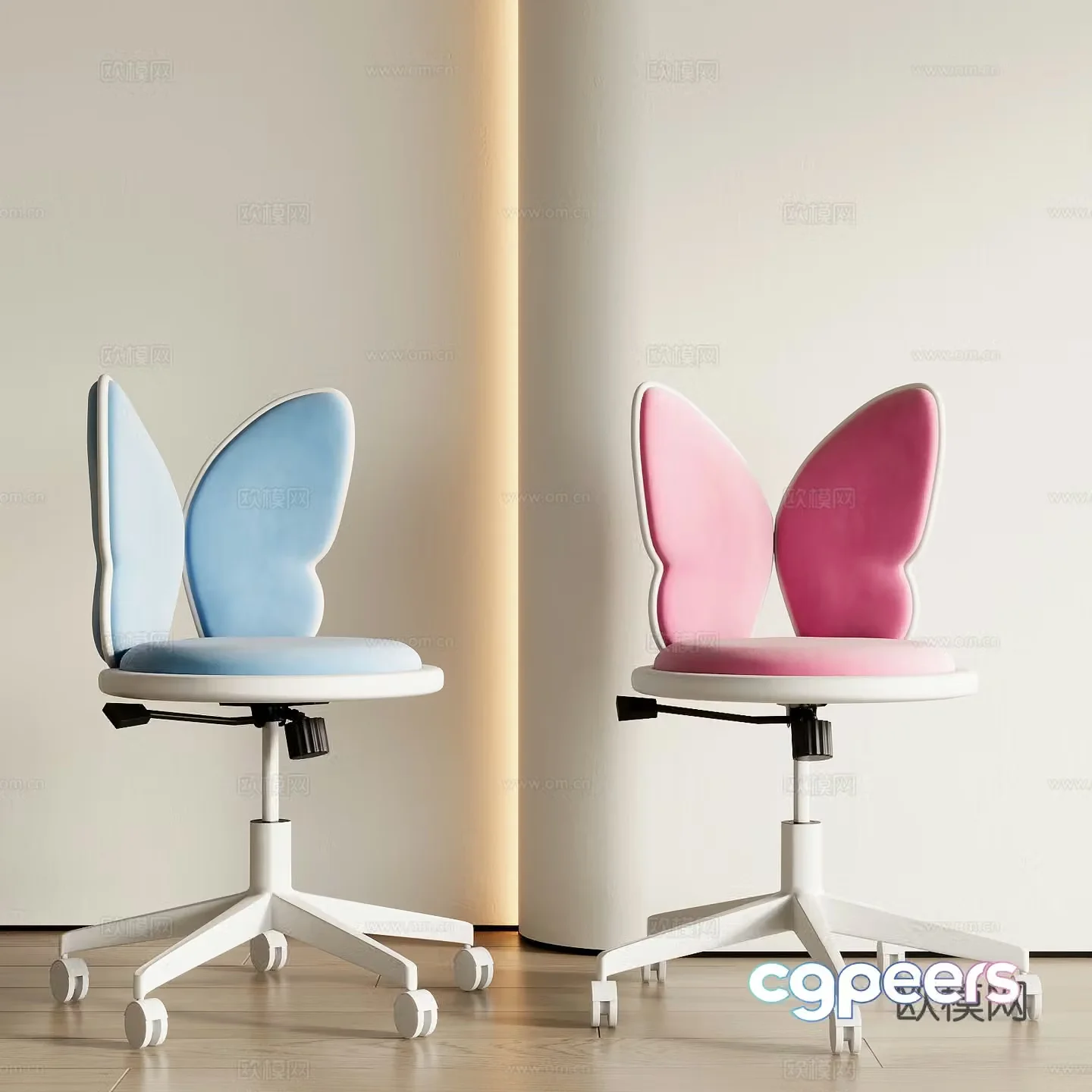 Modern children’s chair 3d model
