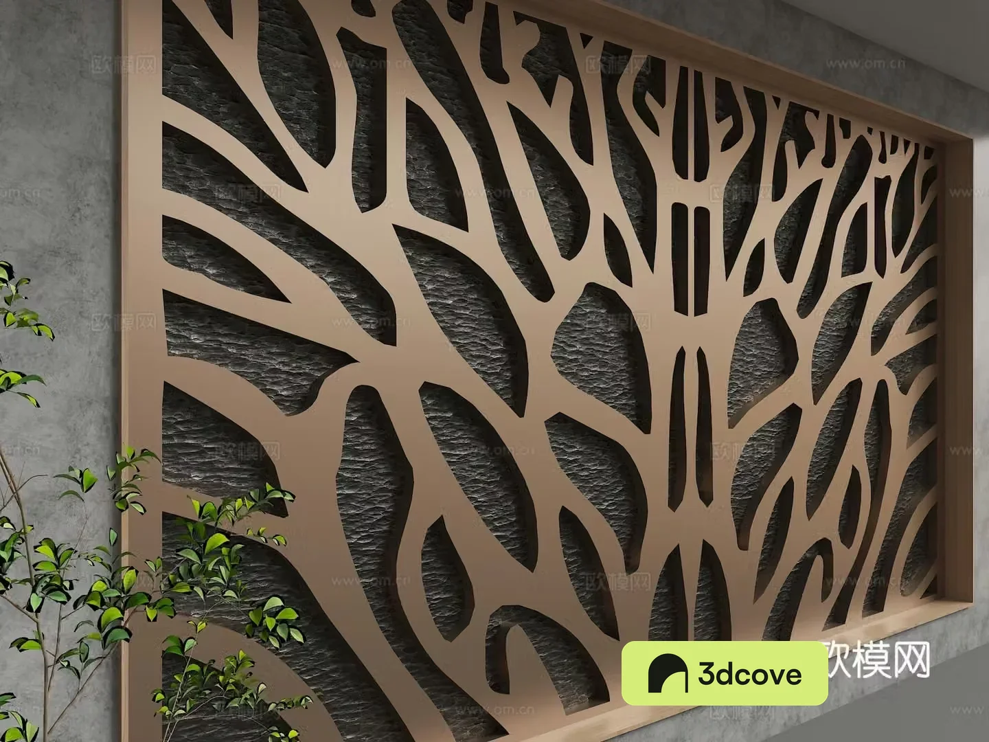 Modern background wall