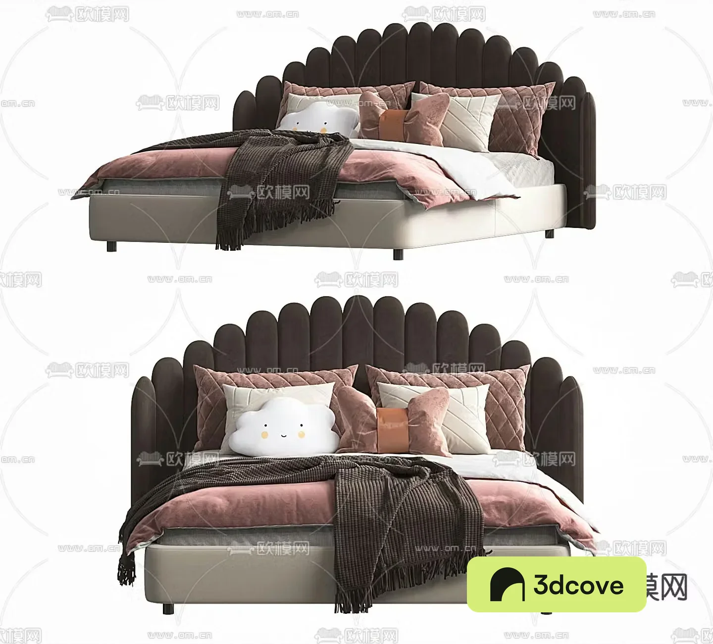 Modern children’s double bed