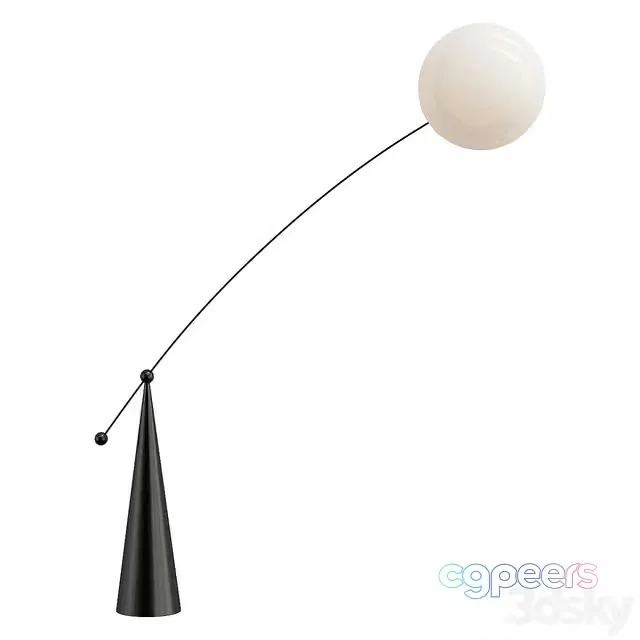 3ds Max Free – Opal LED Surface Floor Light