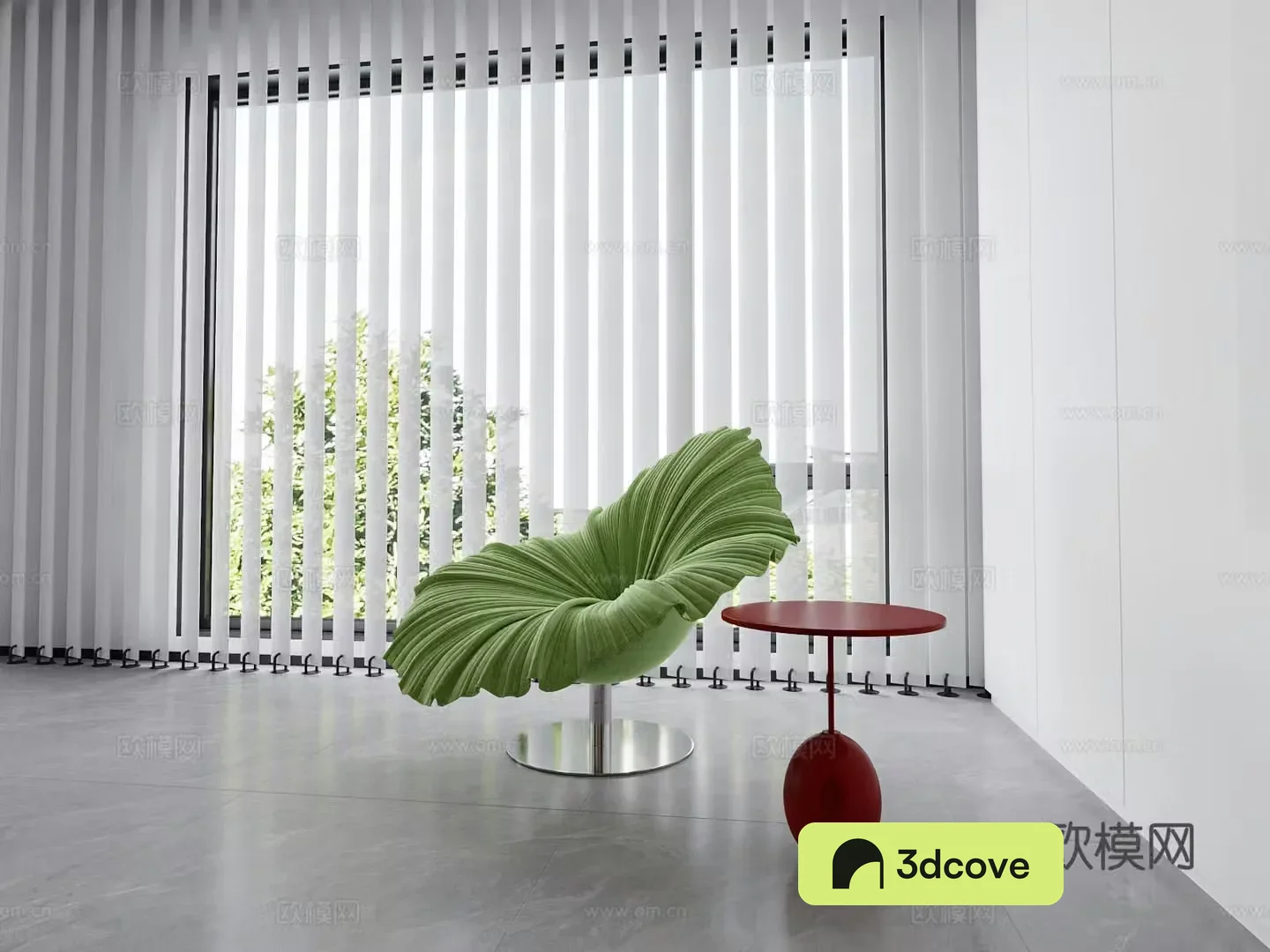 Petal chair lotus leaf chair stainless steel chair leisure chair