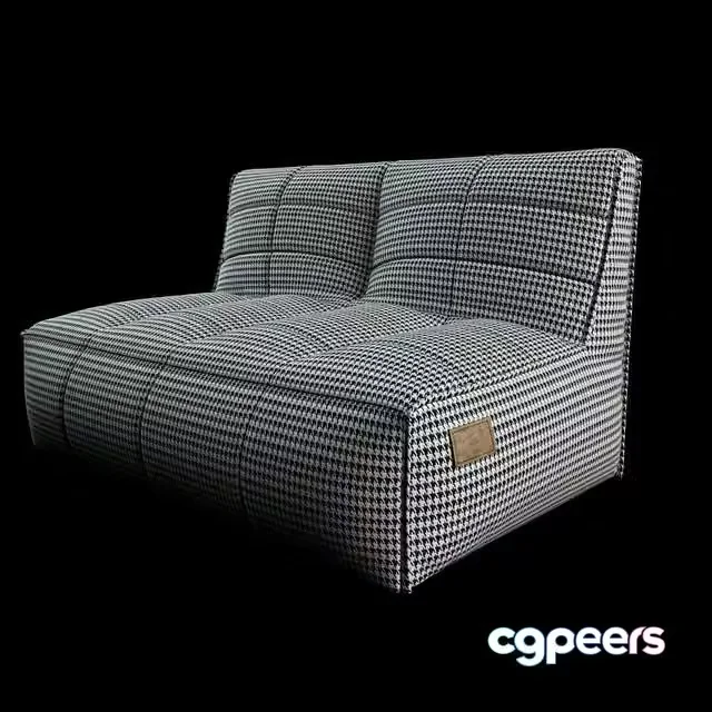 3ds Max Free – Sofa frameless Villiers
